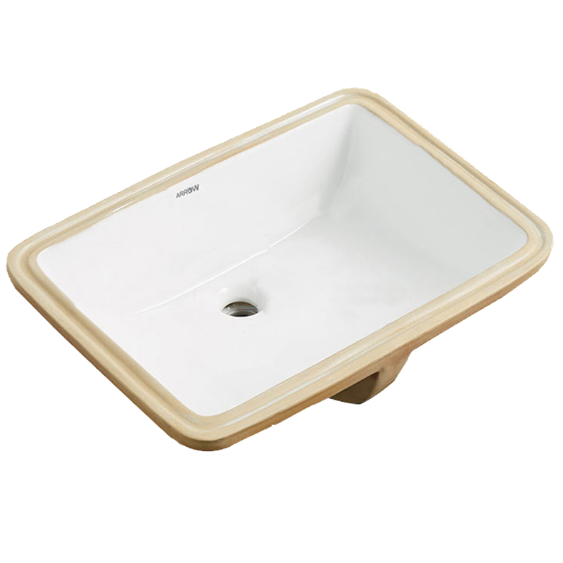 箭牌卫浴(ARROW)洗面盆台下盆陶瓷嵌入式洗脸盆自洁釉面洗手盆时尚家用卫生间洗漱盆