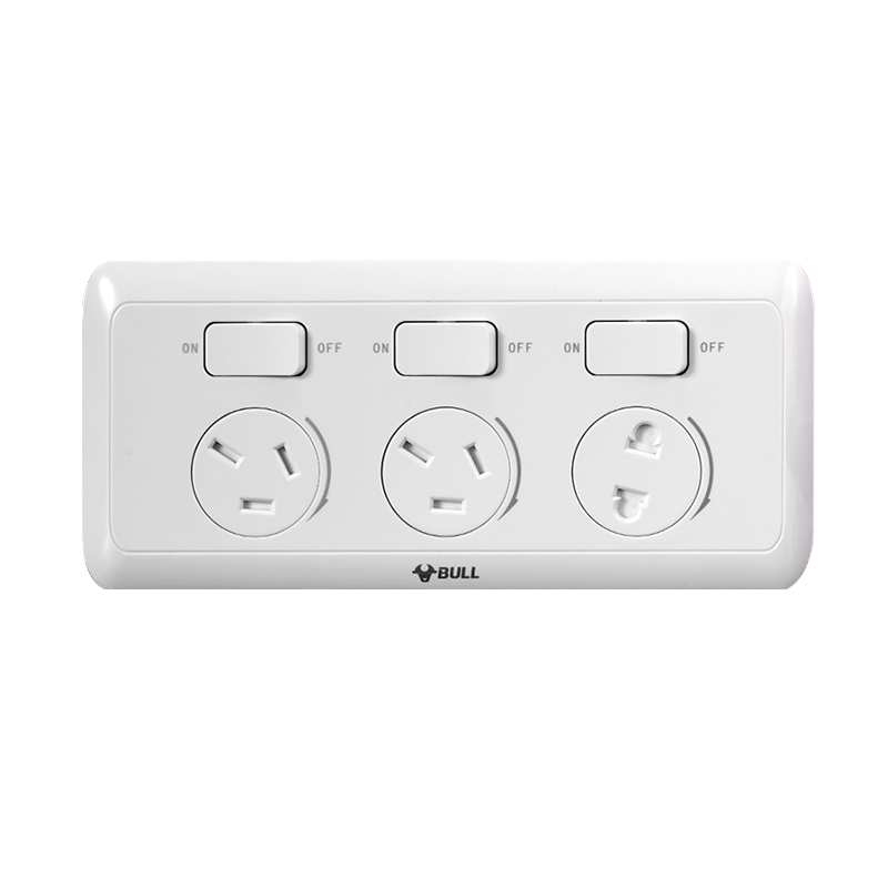 公牛(BULL) 带保护漏电保护 电源插座/接线板 插线板 拖线板/插排新国标 3米GN-705