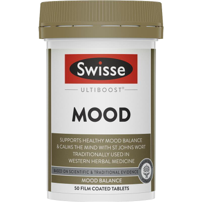 Swisse 情绪舒缓片 Mood 50粒 1瓶装 缓解压力 调整情绪 舒缓紧张 心情抑郁 澳洲进口