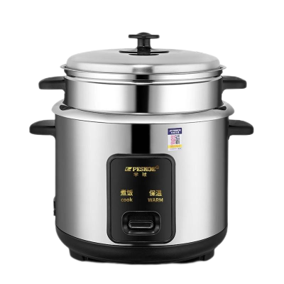 半球电饭锅家用304不锈钢1-2人汤粥3一4L5升6蒸煮两用老式电饭煲 4L304不锈钢