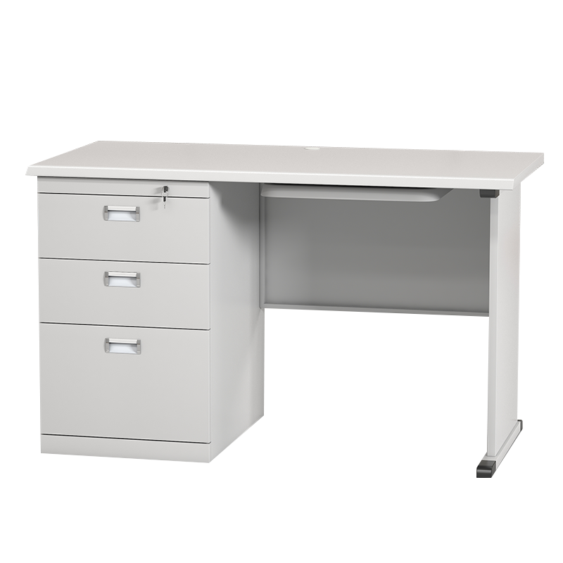 鑫星奈 钢制办公桌职员桌员工桌学生写字台1.2米D款