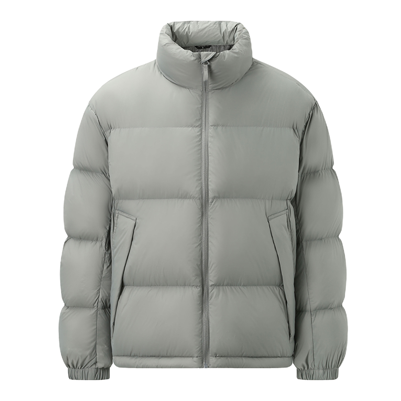 鸭鸭90鸭绒新款男女同款羽绒服防风立领时尚短款外套