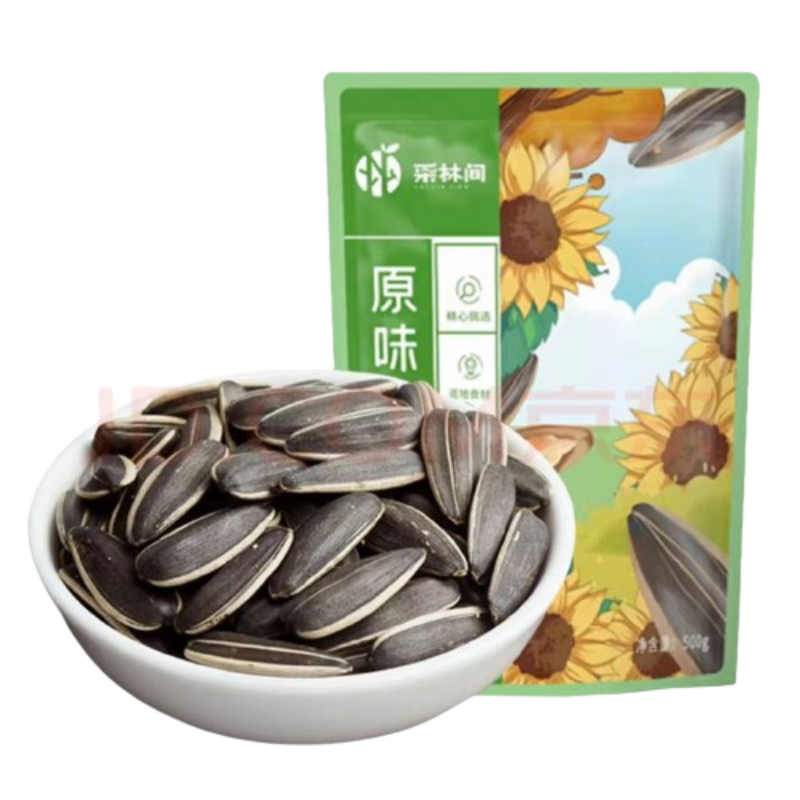 采林间混合口味瓜子500g*3袋 休闲零食下午茶零食年货佳品