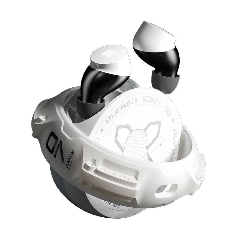 SONGX腾讯QQ联名礼盒蓝牙耳机通话降噪入耳式蓝牙5.3生日圣诞礼物运动跑步音乐耳机超长续航