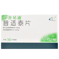 舍尼通 普适泰片 120mg:6.6mg*10片中西成药