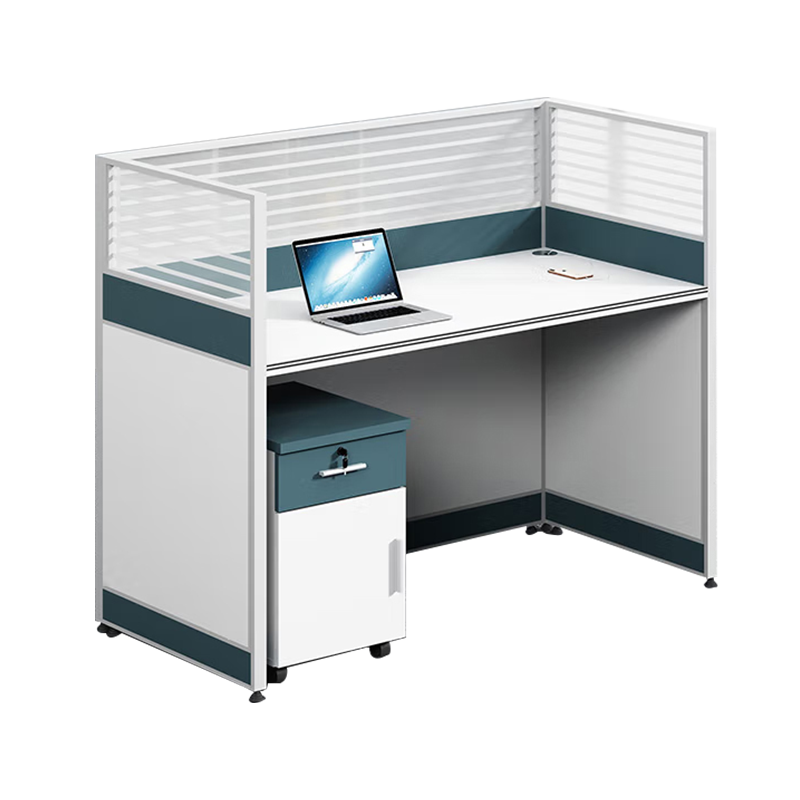 江莱屏风单人位含柜办公桌1200*600*1100mm/JL-Z02/张