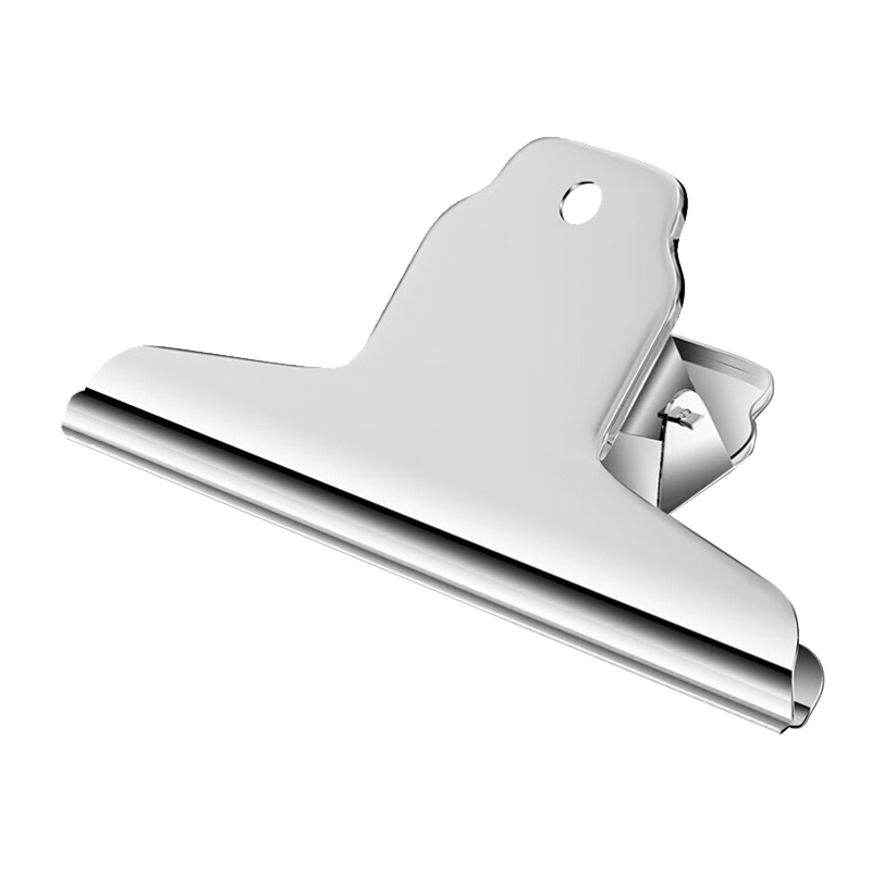 华翊诚 山形铁票夹画板夹财务票据夹金属票据文件夹子 145mm (4只/包)