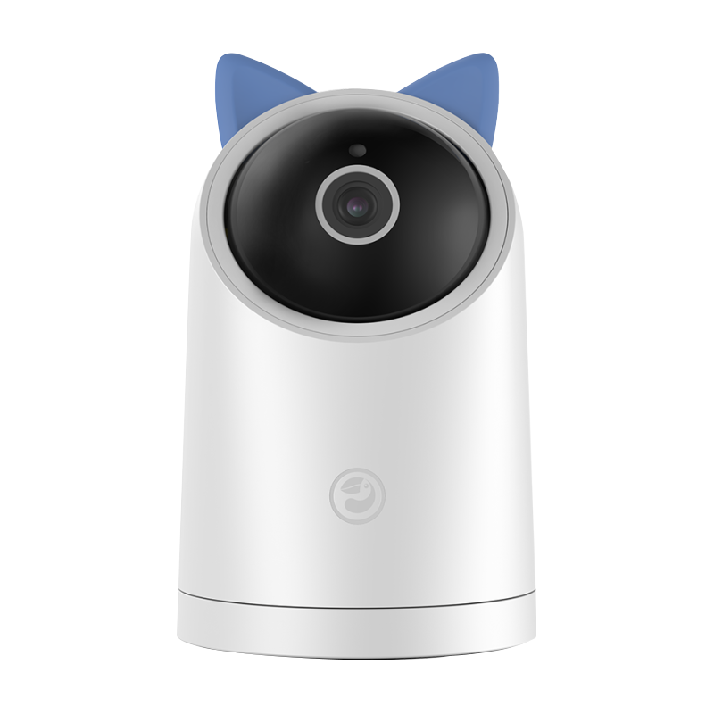 海雀AI全景摄像头 2.5K版 内置32G存储 (支持鸿蒙智联) 360°全景 超微光全彩 AI人脸识别 人形/哭声侦测