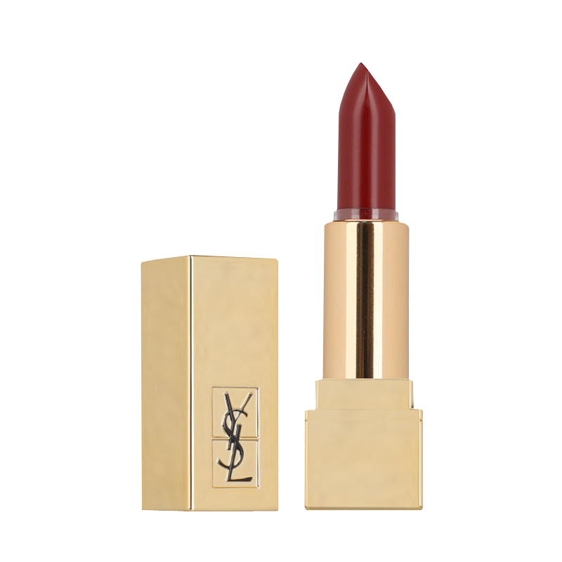 圣罗兰(YSL)唇膏口红 方管纯口红1.3g 1966暖棕红 小样