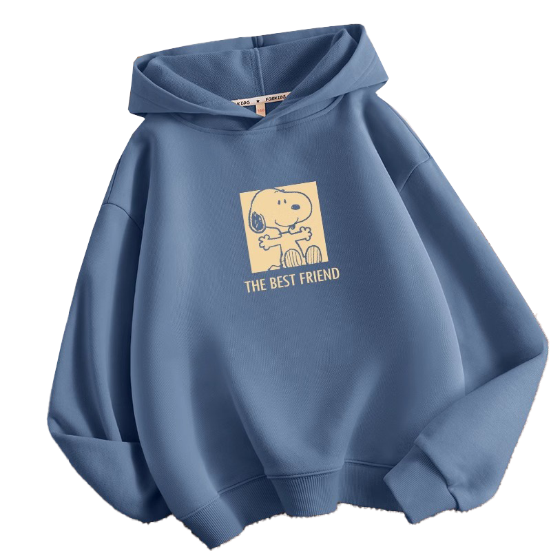 史努比儿童t恤长袖薄款春秋外穿时髦上衣洋气卫衣打底衫插肩男女童夏装TCYW256