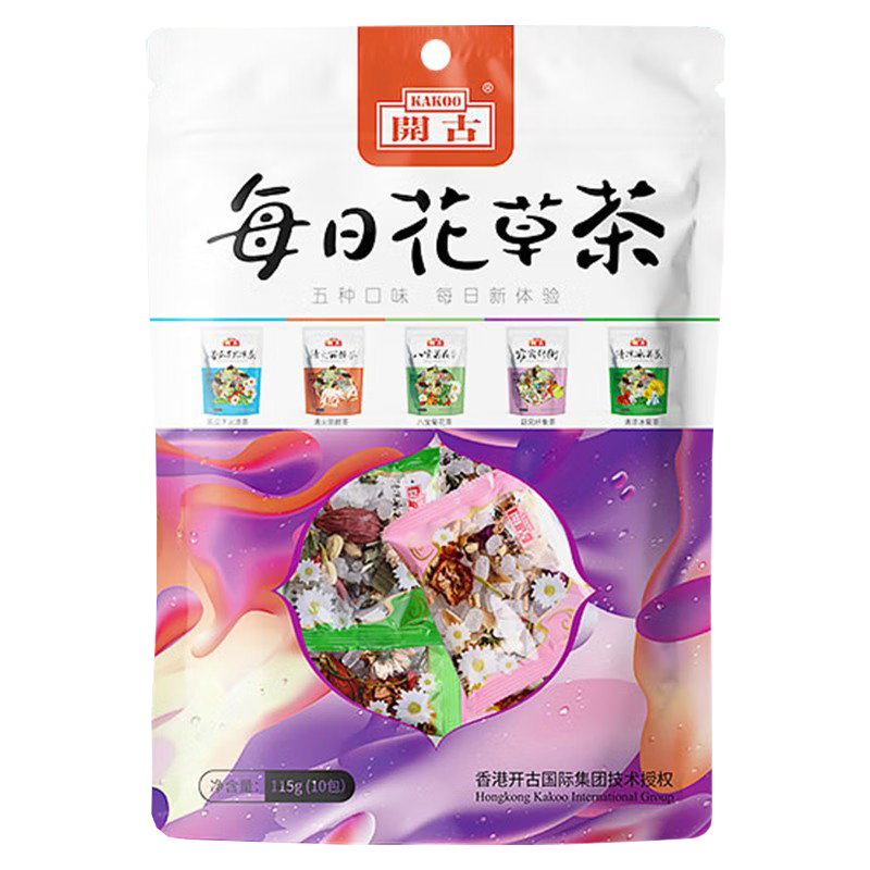 (2袋装)开古八宝菊花茶袋装每日花草茶决明子金银花橘皮养生茶每日花茶