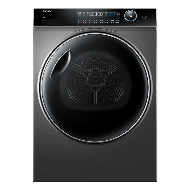海尔纤美176洗烘套装 10公斤滚筒洗衣机+双擎热泵烘干机 1.1洗净比 超声波雾化空气洗 BD14176LU1+176
