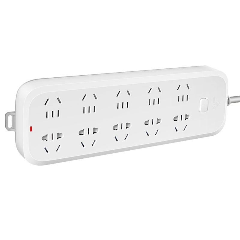 公牛(BULL)插座 GN-B50A0新国标带保护 十插位电源插座/接线板/插线板/拖线板/插排