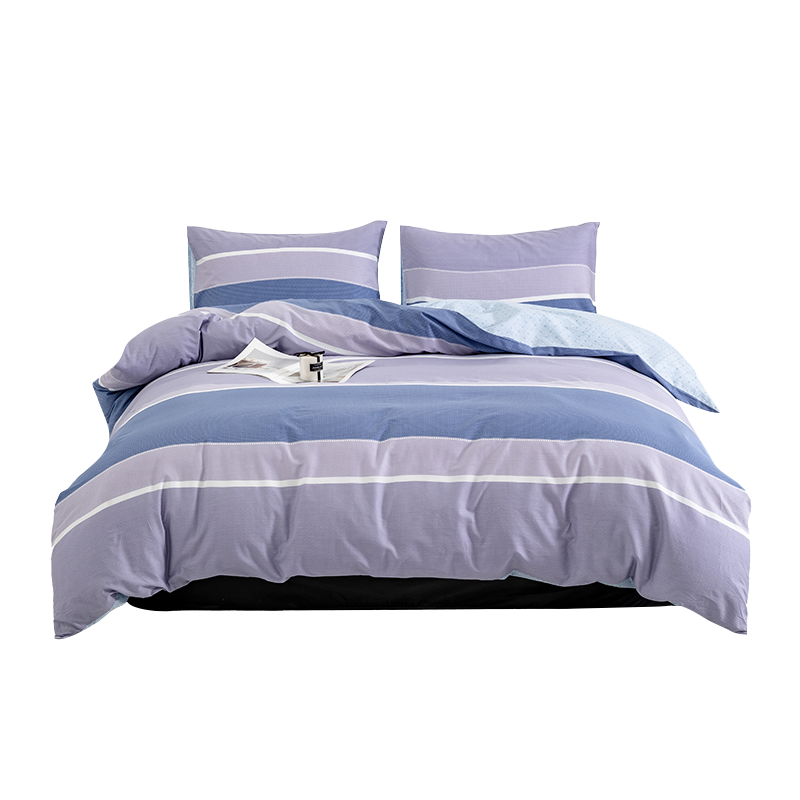 汉司家纺 200*230cm 全棉印花都市生活系列 被套 1.00 件/条(计价单位:条)蓝色 色牢度高 不易缩水