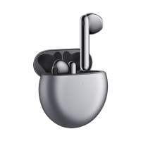 华为/HUAWEI FreeBuds 4E 2024 冰霜银 真无线蓝牙耳机 长续航/半入耳主动降噪/高解析音质