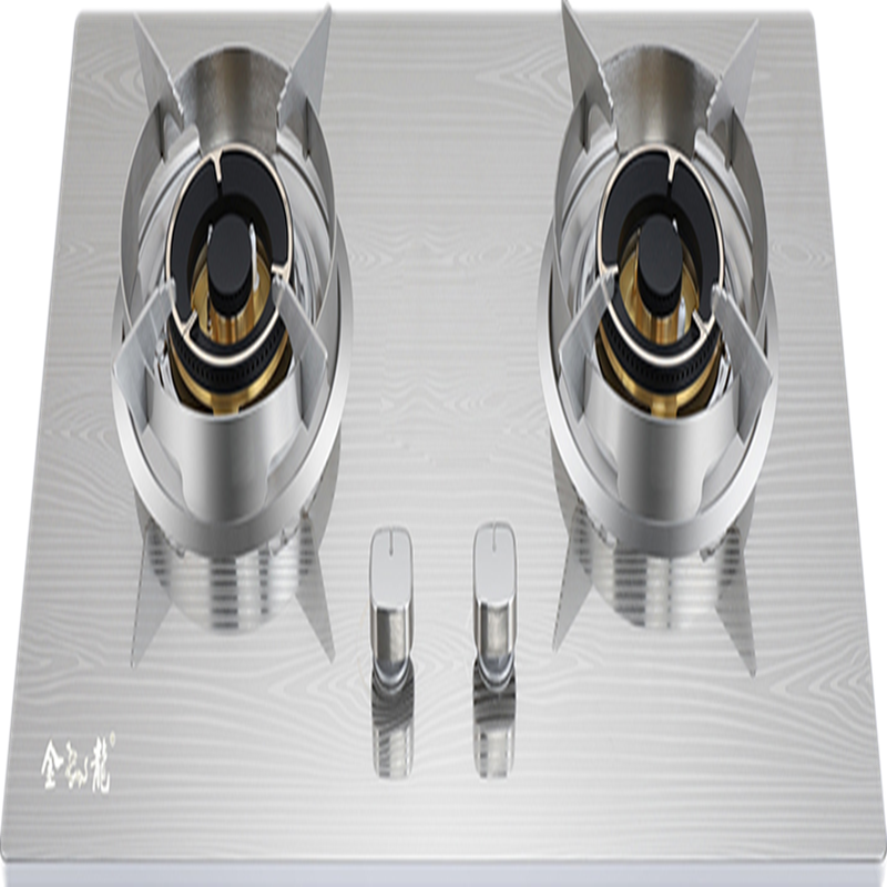 金龙高端厨房电器灶具燃气双眼灶大火力S6家用灶猛火防干烧煤气灶嵌入式两用天然气液化气加厚不锈钢熄火保护