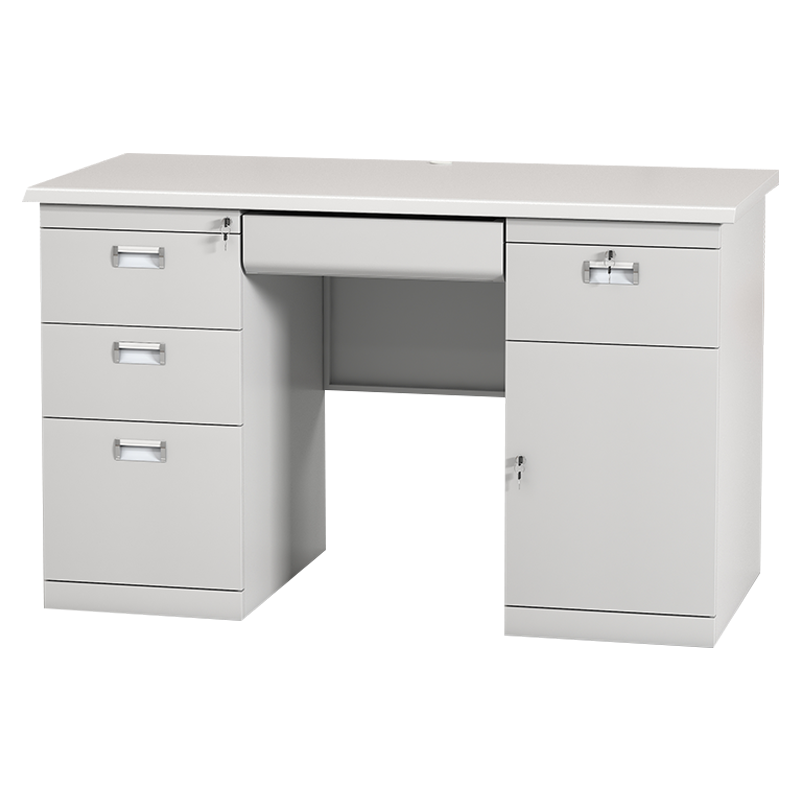 洛泰远 钢制办公桌职员桌员工桌学生写字台1.2米B款