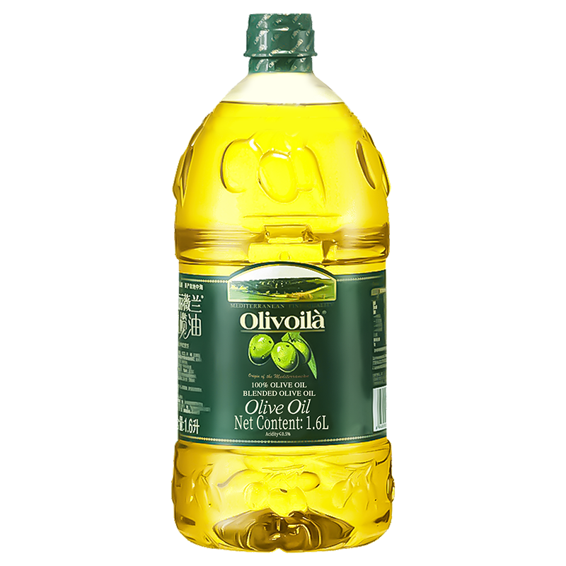 欧丽薇兰纯正橄榄油1.6L家用炒菜凉拌食用油年货节公司礼袋装
