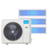 美的(Midea)中央空调MDS-H100W-A(1)Ⅲ家用变频冷暖中央空调 一拖三多联机