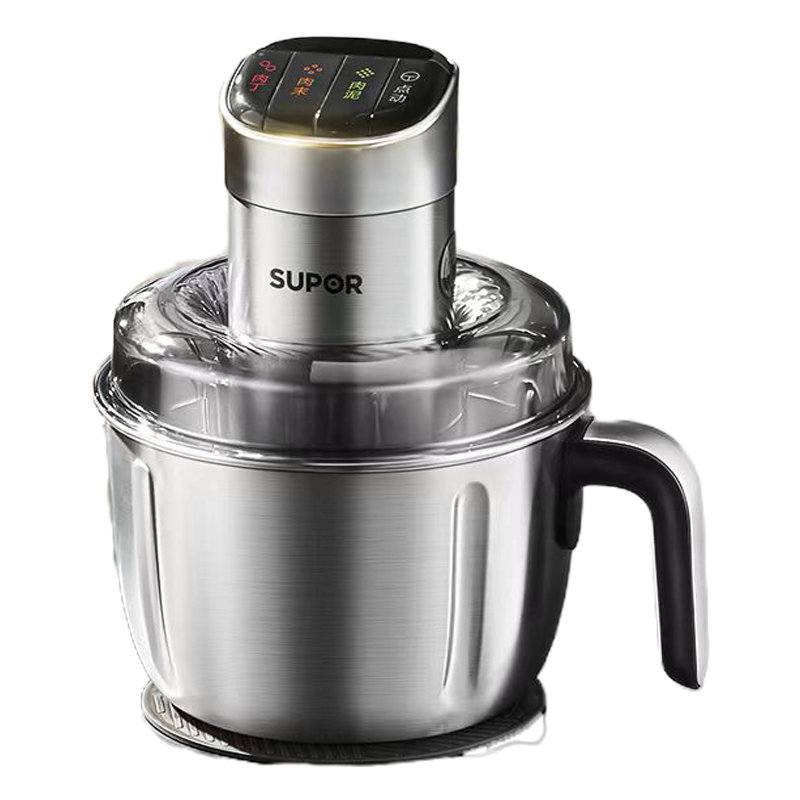 苏泊尔(SUPOR)绞肉机2.2L容量家用多功能304不锈钢电动小型打肉搅肉馅碎肉机搅拌 耐磨更耐用JR65-G220