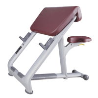 韦步wellBu6033商用肱二头肌练习架牧师凳坐式手臂弯举杠铃曲臂训练椅