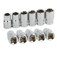 波斯(BOSI)12.5mm系列公制镜面短套筒(六角34mm BS363634A)只