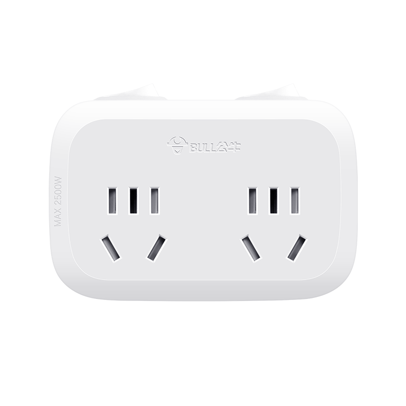 公牛(BULL)插座 GN-9323转换插头/转换插座 新国标转换器一转二 单独开关