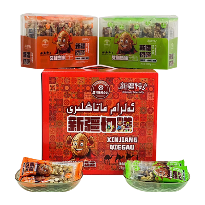 艾利热穆企企(ALRAM QIQI)核桃仁和巴旦木切糕500g/盒(25g*20条)