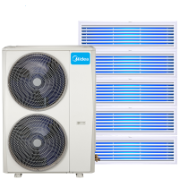 美的(Midea)中央空调MDS-H180W-A(1)Ⅲ一拖五家用变频冷暖中央空调 多联机一拖五