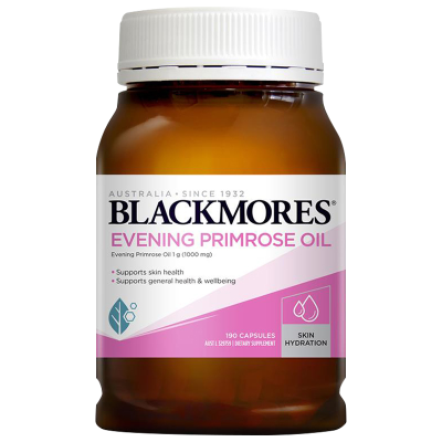 澳佳宝(BLACKMORES)月见草油胶囊190粒/瓶装 澳洲进口膳食营养补充剂 守护女士经期健康