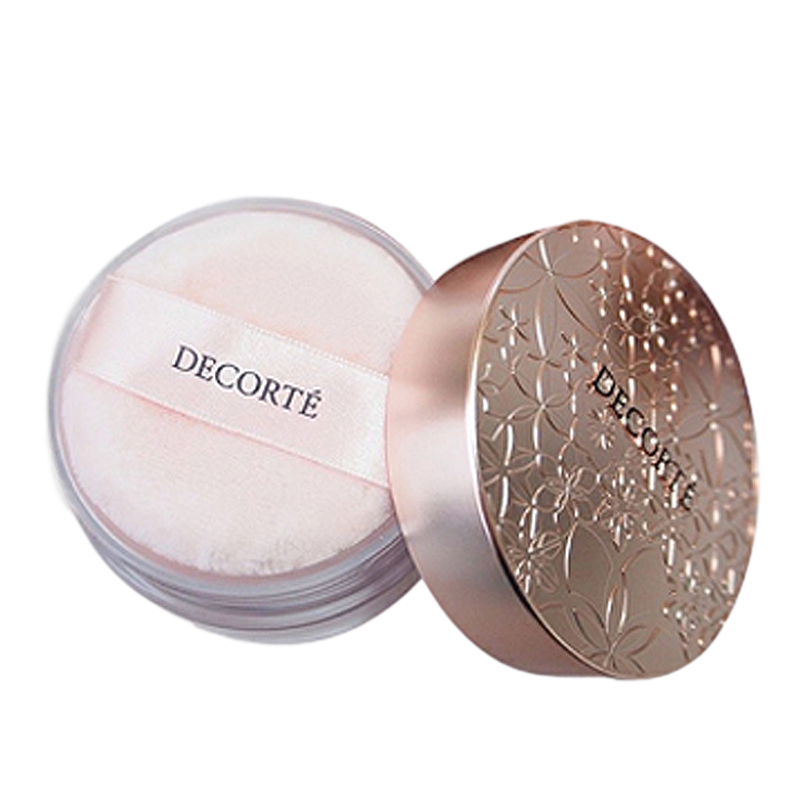 [送散粉刷]黛珂(Cosme Decorte)散粉 白檀AQMW舞蝶丝绒定妆蜜粉 00#哑光 自然光泽