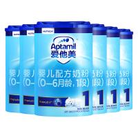 Aptamil爱他美婴儿配方奶粉(德国原装进口 爱他美 1段0-6个月)800g*6罐