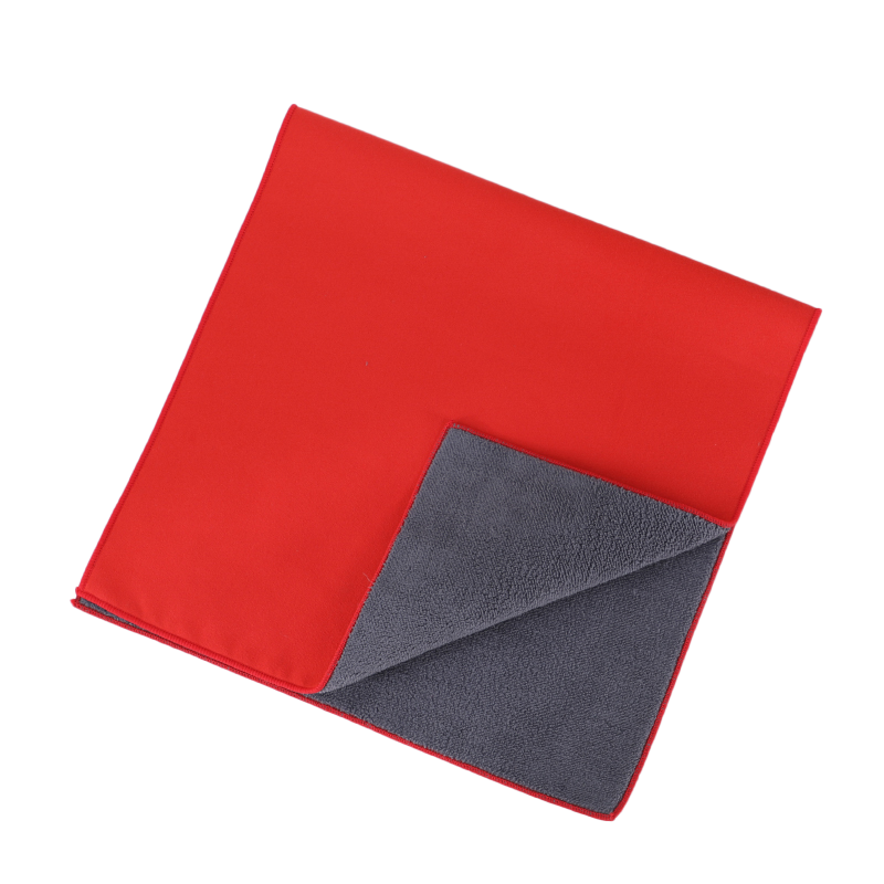 珊瑚绒麂皮毛巾30*30cm灰色 1条装