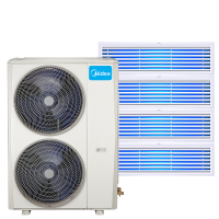 美的(Midea)中央空调MDS-H160W-A(1)Ⅲ一拖四家用变频冷暖中央空调 多联机一拖四