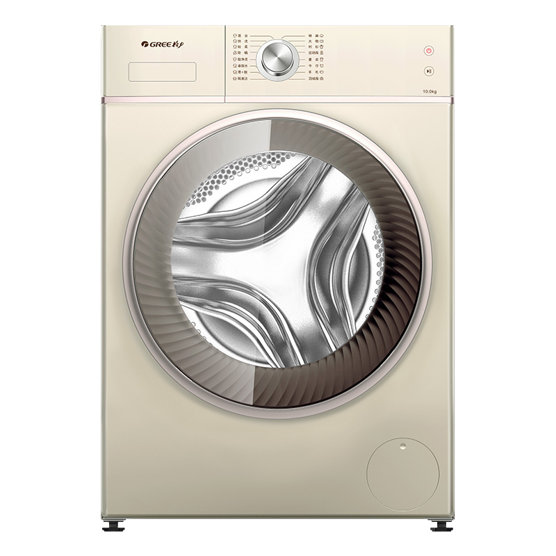 格力(GREE)纤净变频一级节能多重除菌去渍超净全自动滚筒洗衣机XQG100-B1401Da1(晨光金)
