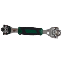 力世工具包胶柄八合一套筒棘轮扳手带磁8-22mm1件