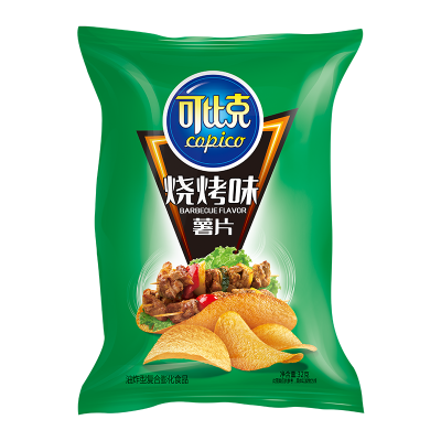 可比克薯片32g*5袋随机口味办公室休闲小吃年货零食膨化大礼包