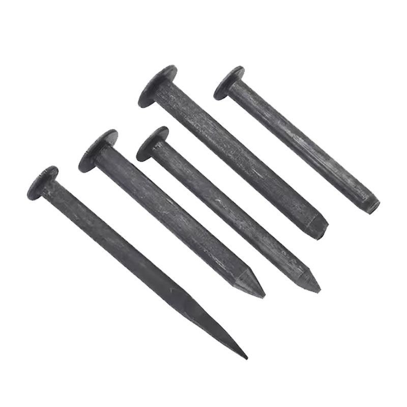 减速带专用钉 地钉道钉 钢钉柏油路钉 M12*100尖尾 (1个) 十个起售
