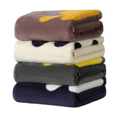 B.Duck小黄鸭珊瑚绒浴巾家用女ins风裹巾洗澡吸水情侣加厚大毛巾