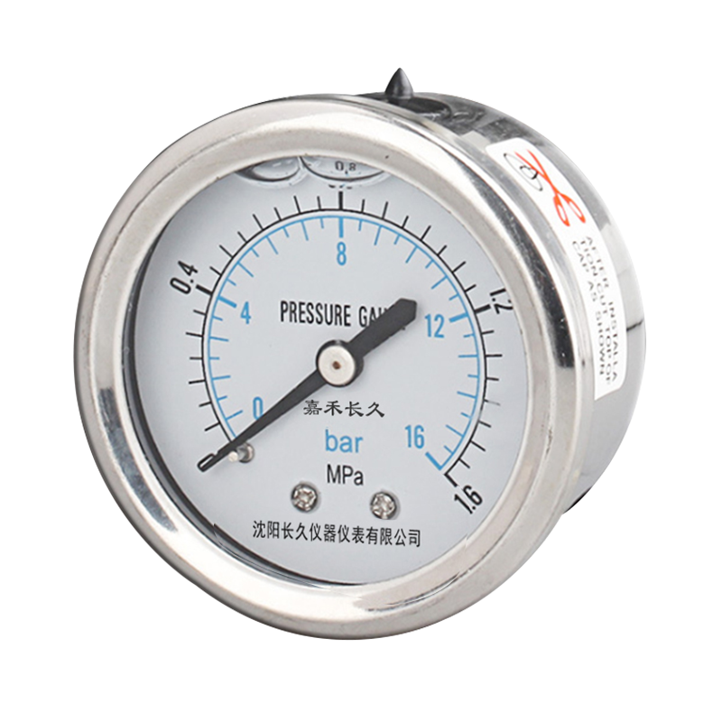 嘉禾长久 耐震压力表轴向 定制检测款 YN40Z 个