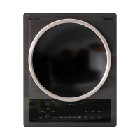 美的电磁炉 商用电磁炉 家用凹面电磁灶3300W大功率电磁炉一体炒锅速热触控微晶面板防水 MC-CLE3367