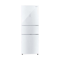 松下PanasonicNR-EC28AGA-W 280升 三门电冰箱 风冷无霜 银离子抗菌 玻璃面板 变频家用三开门