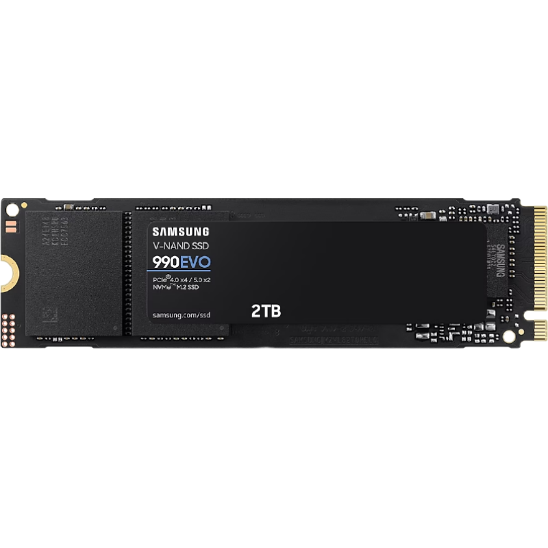 三星(SAMSUNG)2TB SSD固态硬盘 M.2接口(NVMe协议PCIe4.0*4/5.0*2) 990 EVO