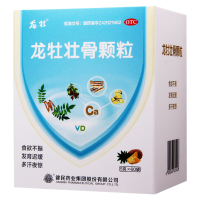龙牡 龙牡壮骨颗粒 5g*60袋强筋壮骨和胃健脾用于治疗和预防小儿佝偻病软骨病对小儿多汗夜惊食欲不振消化不良