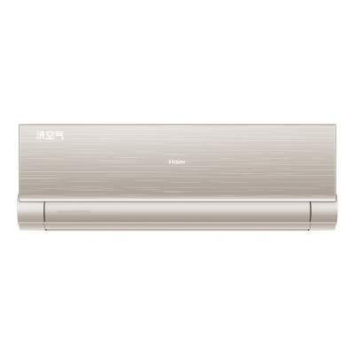 海尔空调(Haier)1.5匹 新1级能效 聚合双向风 清新离子洗 挂机KFR-35GW/A6HAA81U1(轻奢金)