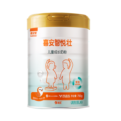 喜安智悦壮4段 儿童配方奶粉(3-15岁) 学生营养成长奶粉 悦壮4段750g