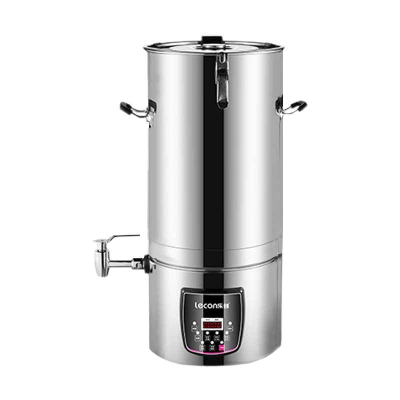 乐创豆浆机商用早餐全自动大容量豆腐加热现磨无渣打浆磨浆机 50L