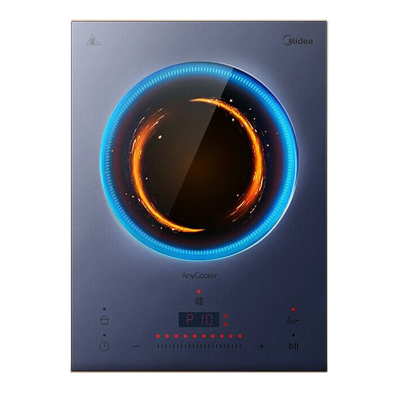 美的(Midea)电磁炉 C22-DH2210 恒温IH变频 家用匀火薄 变频触控恒匀火聚能混合动力2200W