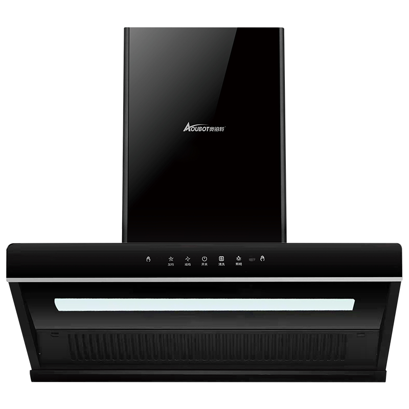 奥铂特 货号AY233A 大吸力抽油烟机 侧吸式抽油烟机 自动清洗 彩屏体感触摸 国标一级能效