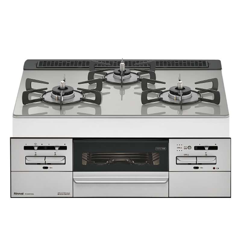 日本林内燃气灶Mytone60嵌入式三眼灶煤气炉烤箱自动烤配烤盘天然气RHS31W35T2DGAVW带联动功能23款